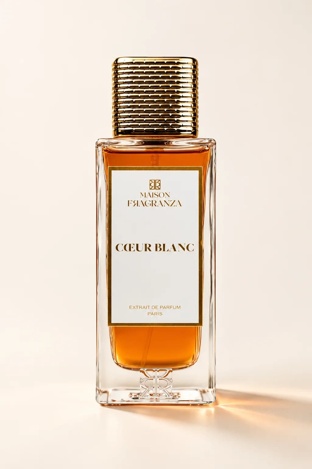 Flacon Cœur Blanc de Fragranza